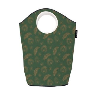 Zelený úložný košík Butter Kings Boho Leaves, 80 l