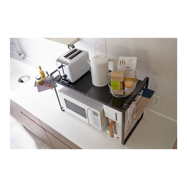 Černá nastavitelná kuchyňská police YAMAZAKI Tower-image-4