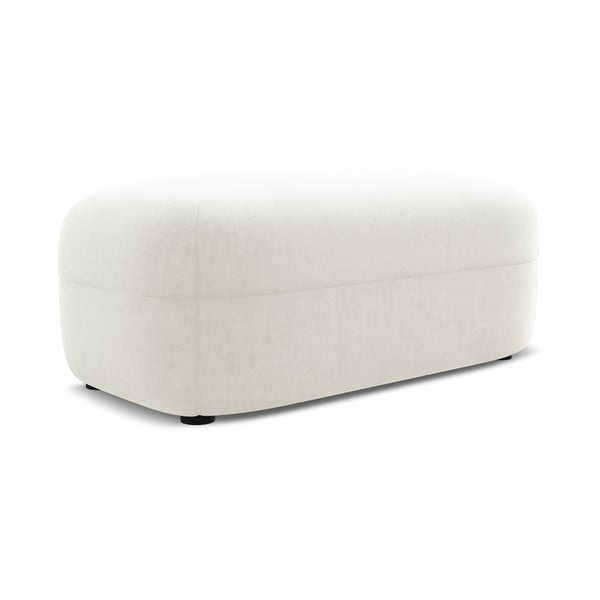 Bílá sametová podnožka Moana – Makamii-image-1