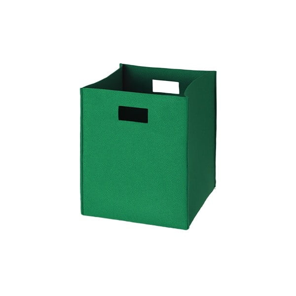 Plstěná krabice 36x30 cm, zelená