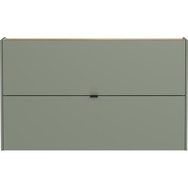 Šalvějově zelený výklopný botník 140x85x19 cm Ameca – Germania-image-2