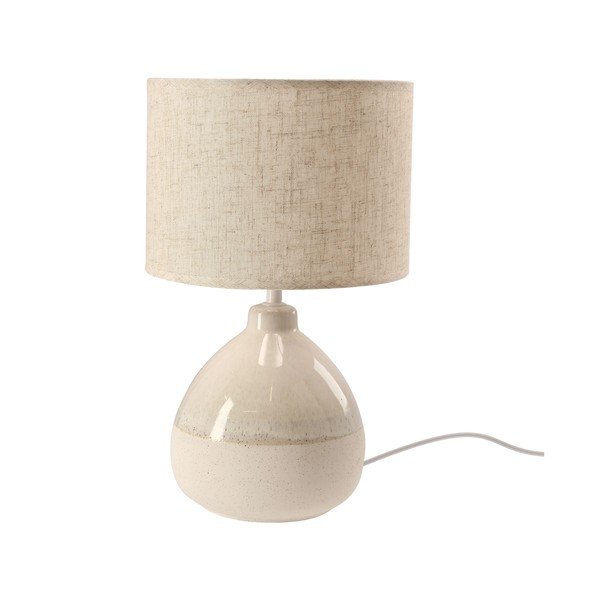 Béžová stolní lampa s textilním stínidlem (výška 41 cm) Ardo – Candellux Lighting