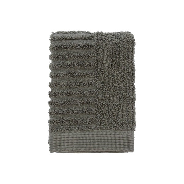Khaki froté bavlněný ručník 30x30 cm Classic – Zone