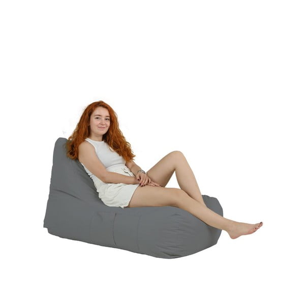 Šedý sedací vak Trendy – Floriane Garden-image-1