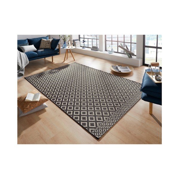 Černo-béžový koberec Zala Living Minnia, 130 x 190 cm-image-1