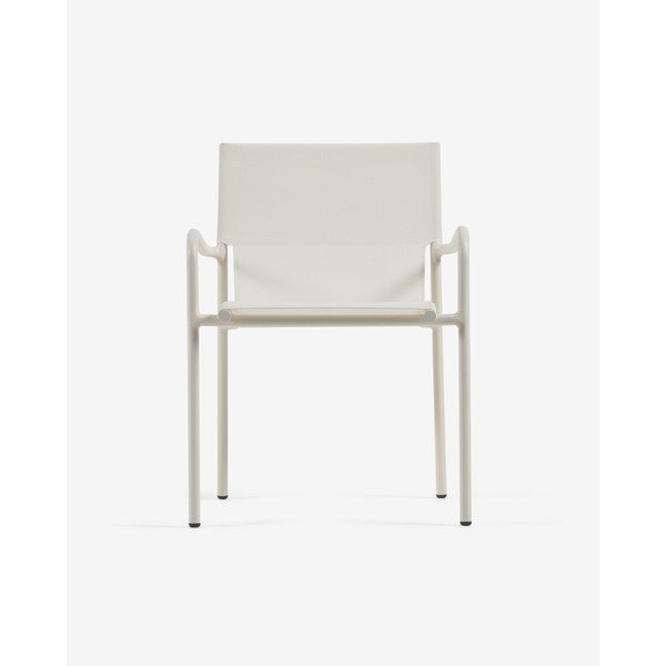 Bílá hliníková zahradní židle Kave Home Zaltana-image-1