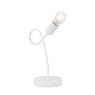 Bílá stolní lampa - LAMKUR