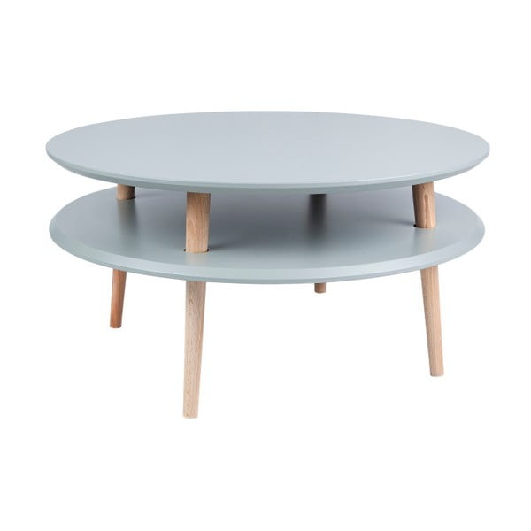 Tmavě šedý konferenční stolek Ragaba UFO, Ø 70 cm