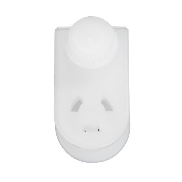 Bílé háčky ke sprchovému závěsu v sadě 12 ks 2 cm Era – Wenko-image-1