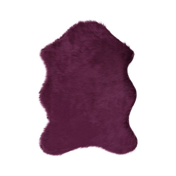 Fialový koberec z umělé kožešiny Pelus Purple, 150 x 200 cm