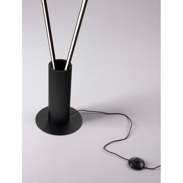 Matně černá kovová LED stojací lampa s ohybatelnou konstrukcí (výška 181 cm) Kimolia – Nova Luce-image-2