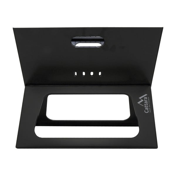 Skládací černý gril na dřevěné uhlí Cattara Piran-image-2