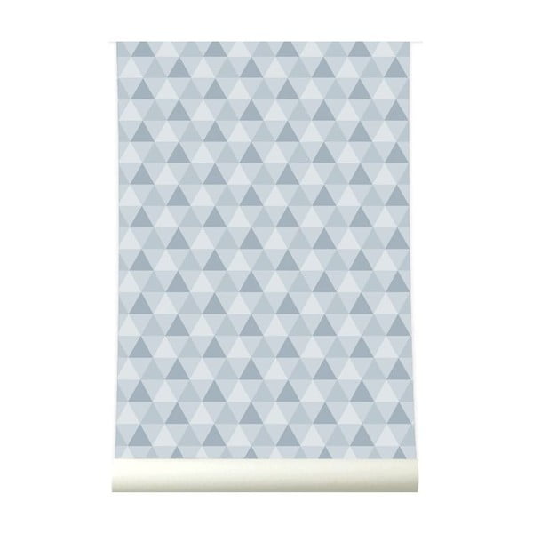 Tapeta Triangles Grey-image-1