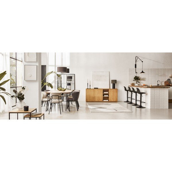 Béžové čalouněné jídelní židle v sadě 2 ks Ciselia – Kave Home-image-3