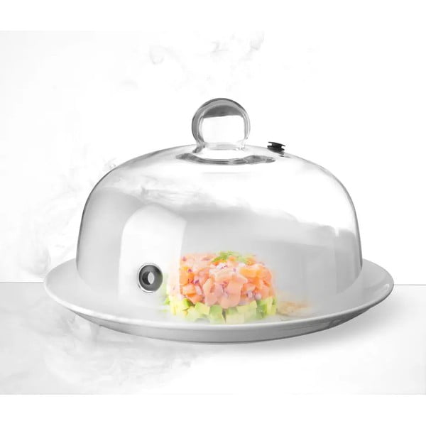 Skleněný poklop s průduchem na uzení Hendi-image-1