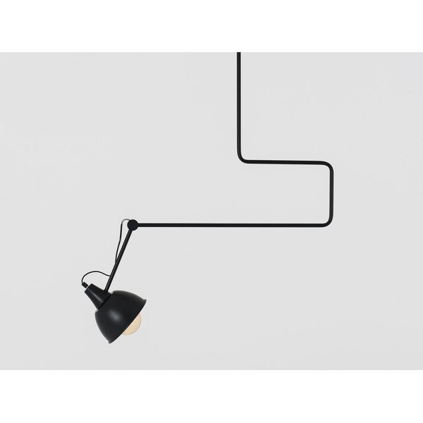 Černé závěsné svítidlo s kovovým stínítkem 80x80 cm Coben - CustomForm-image-1