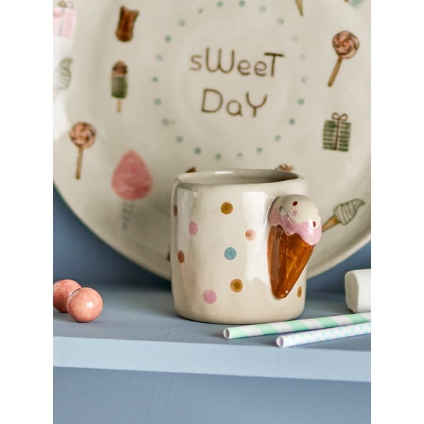 Béžový keramický dětský hrnek 255 ml Creamy – Bloomingville Mini-image-1