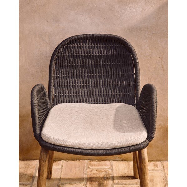 Tmavě šedá zahradní židle Alipa – Kave Home-image-4