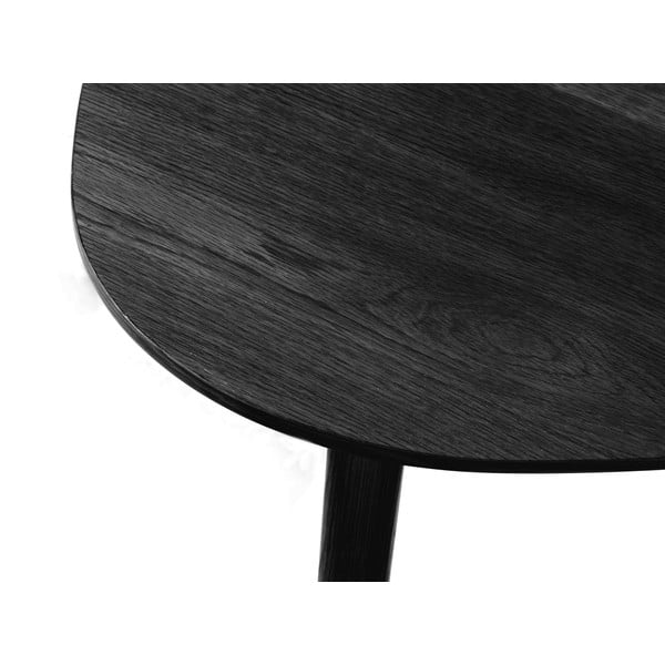 Černé konferenční stolky v sadě 2 ks 70x100 cm Adda – Unique Furniture-image-3