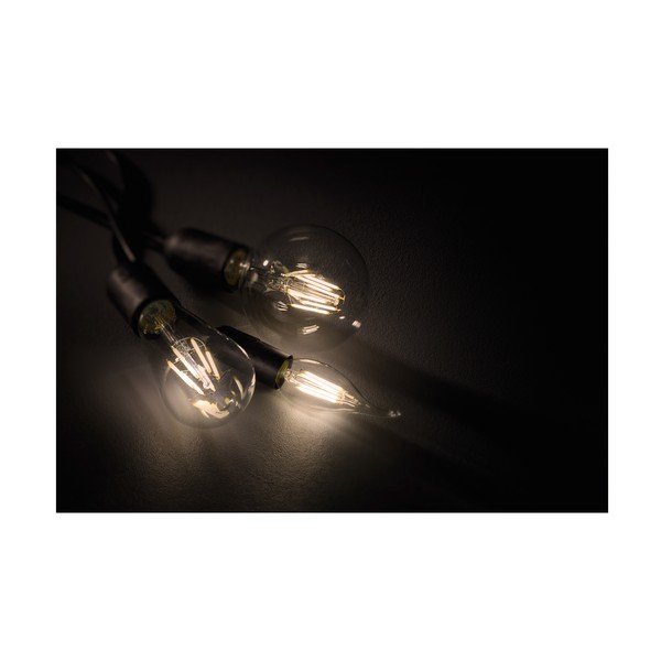 Teplá bílá LED/filamentová žárovka E27, 7 W Globe – Trio-image-1