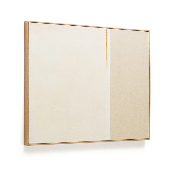 Ručně malovaný obraz s rámem/na plátně 80x100 cm Salin – Kave Home-image-2
