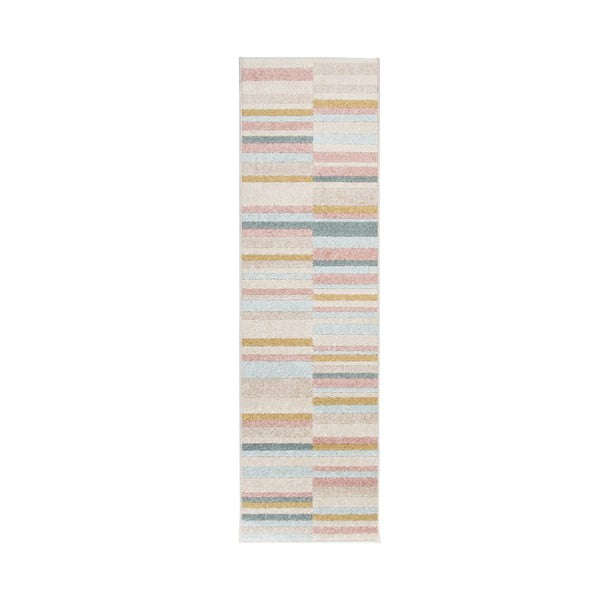 Béžový koberec Flair Rugs Urban Lines, 60 x 220 cm