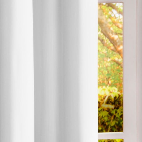 Bílý závěs Home De Bleu Blackout Curtain, 140 x 240 cm-image-1