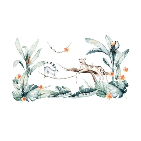 Dekorativní samolepky na zeď Ambiance Tropical-image-1