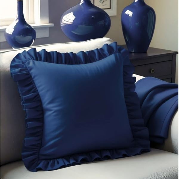 Povlak na polštář s příměsí bavlny 40x40 cm Ruffled – Mila Home-image-2