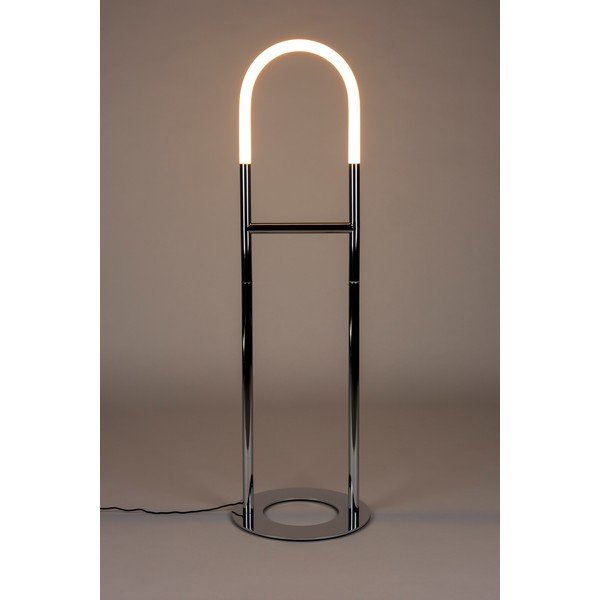 LED stmívatelná stojací lampa ve stříbrné barvě (výška 135 cm) Arch – Zuiver-image-3