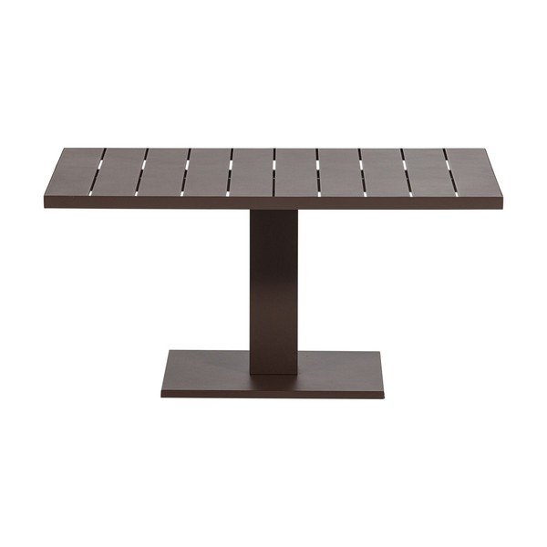 Kovový zahradní jídelní stůl 80x100 cm Tesso – WOOOD