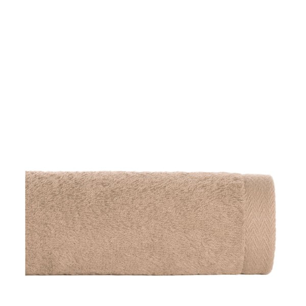 Tmavě béžový bavlněný ručník Boheme Alfa, 30 x 50 cm