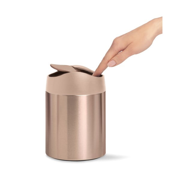 Odpadkový koš z nerezové oceli 1.5 l Mini - simplehuman-image-1