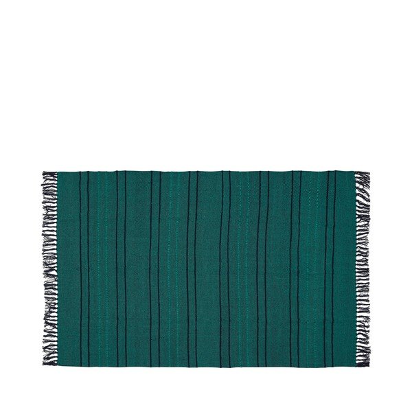 Zelená bavlněná deka 140x200 cm Tap – Hübsch