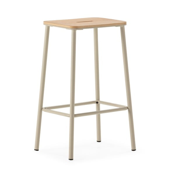 Krémové barové židle v sadě 2 ks (výška sedáku 65 cm) Abba – Marckeric