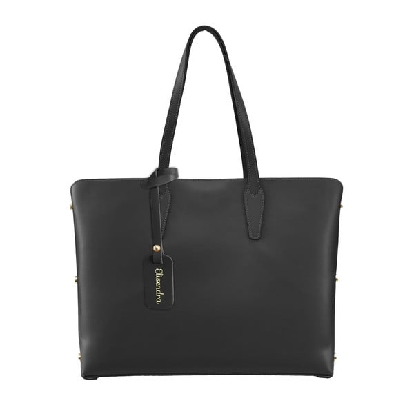 Černá kožená kabelka Maison Bag Nola