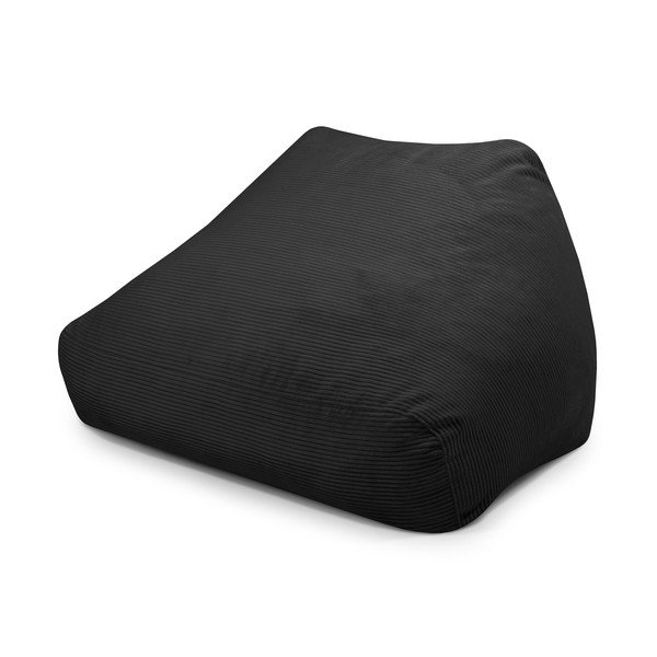 Černý manšestrový sedací vak Sofa Snug – SLOWDOWN