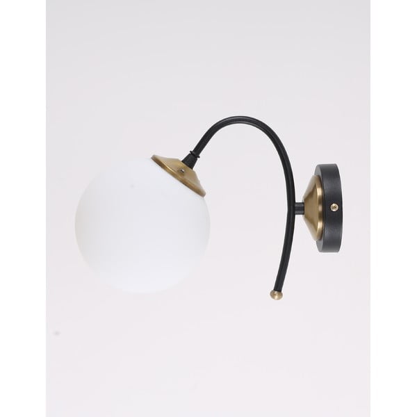 Černo-bílé nástěnné svítidlo ø 15 cm Yoyo – Squid Lighting