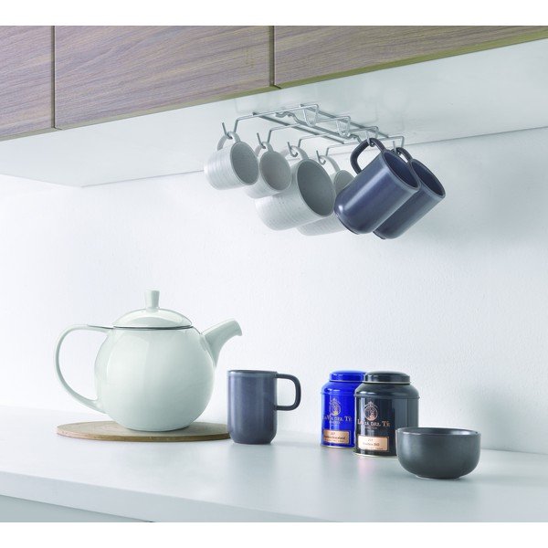 Nástěnný ocelový držák na hrnky Octo-Mug – Metaltex-image-1