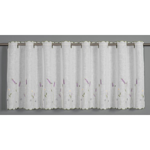 Bílá záclona 135x45 cm Lavender – Sehlbach