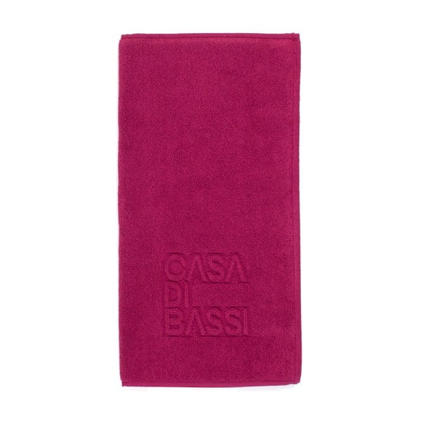 Červená koupelnová předložka z bavlny Casa Di Bassi, 50 x 70 cm