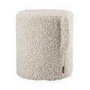 Béžový taburet z textilie bouclé Teddy – Blomus