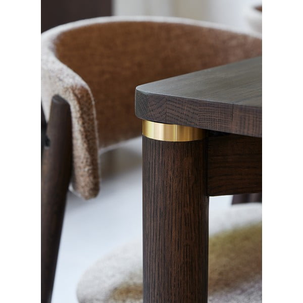 Hnědý rozkládací jídelní stůl 95x180 cm Arun – Unique Furniture-image-3