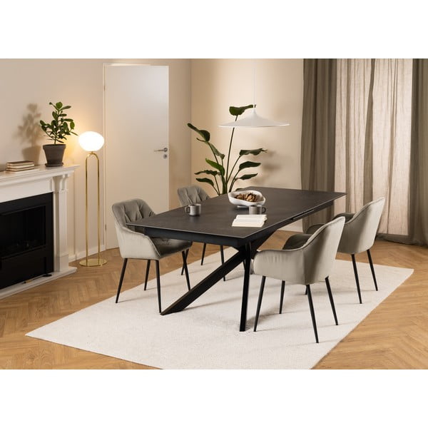 Keramický rozkládací jídelní stůl 100x240 cm Irwine – Actona-image-1