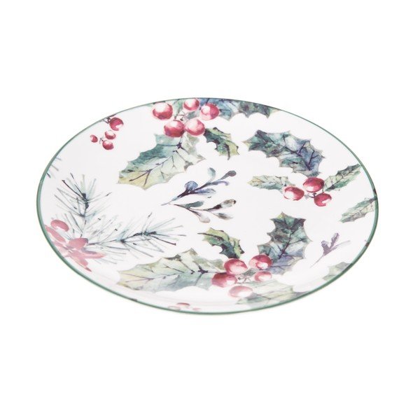 Bílý dezertní  porcelánový talíř ø 19 cm – Dakls