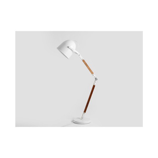 Stojací lampa s bílým stínidlem Custom Form Hubert-image-1