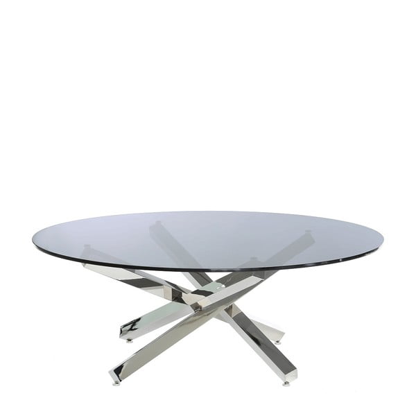 Prosklený odkládací stolek Ixia Alen