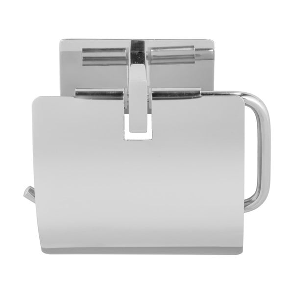 Samodržící držák na toaletní papír z nerezové oceli v leskle stříbrné barvě Genova – Wenko-image-2