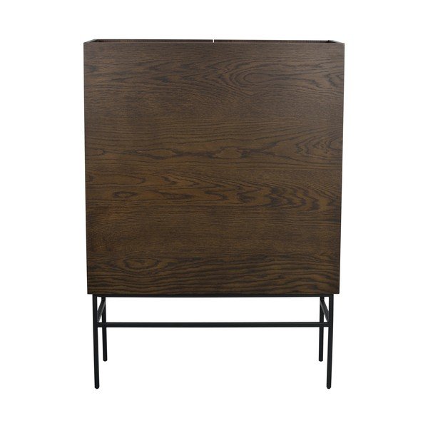 Hnědá skříňka v dekoru dubu 100x140 cm Halifax – Rowico-image-3