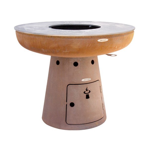 Gril na dřevěné uhlí ø 102 cm Nero L – Remundi-image-2